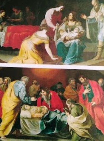 Annella di Massimo - Natività e Morte della Vergine - Napoli chiesa della Pietà dei Turchini.jpg
