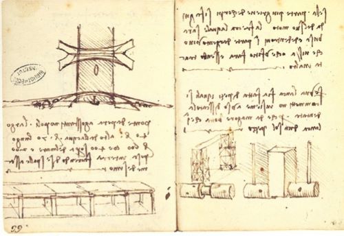 Leonardo da Vinci, Codice L, folio 66 recto. Institut de France, Parigi.jpg