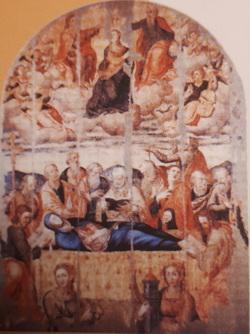 c fig. 16 - Ignoto pittore fine del XVI secolo - Dormitio Virginis - Olio su tavola.jpg