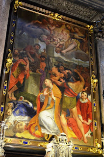 fig. 12 - Domenichino - Decapitazione di San Gennaro - olio su rame - Napoli, Duomo, Cappella del tesoro.JPG