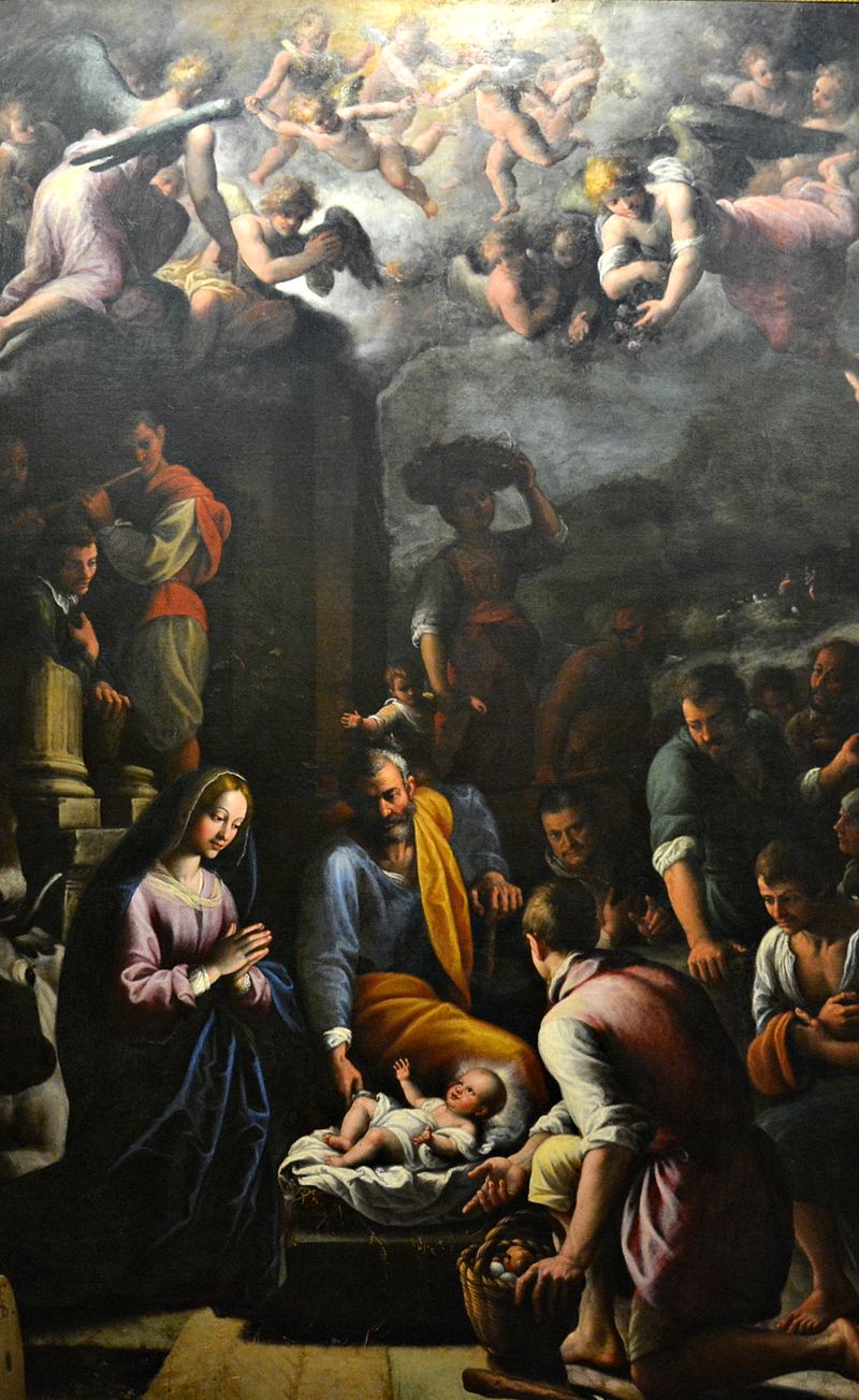 fig. 4 - Fabrizio Santafede - Adorazione dei pastori - Napoli museo di Capodimonte.jpg