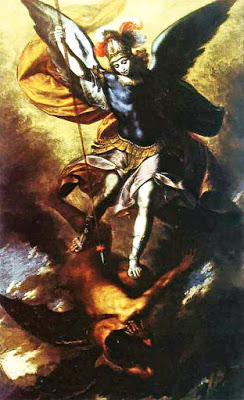 tav. 12 - Girolamo De Magistro -San Michele Arcangelo abbatte il demonio - Napoli, chiesa del  Purgatorio ad Arco.JPG