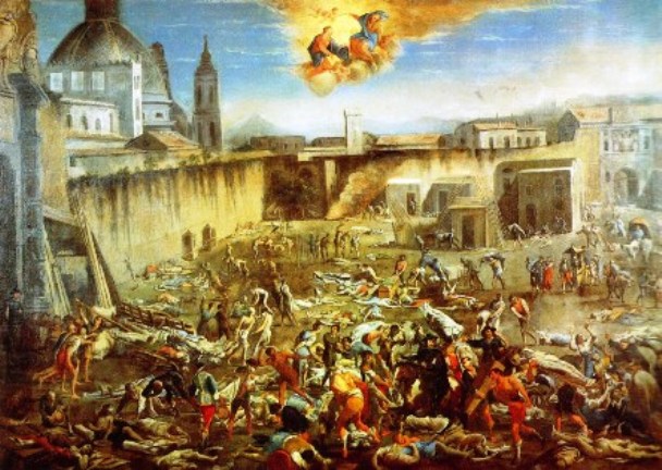 tav. 2  - Domenico Gargiulo - Piazza Mercatello durante la peste del 1656 - Napoli, museo di San Martino.jpg
