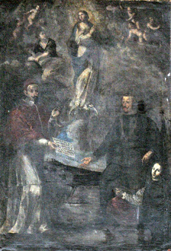 tav. 5 -Agostino Beltrano-Immacolata Concezione con Alessandro VII e Filippo V - Napoli, S.Maria la Nova.jpg