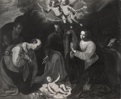 tav. 8 - Onofrio Palumbo - Adorazione dei pastori - documentato 1641 - 254 - 200 - Napoli chiesa di S. Maria della Salute.jpg
