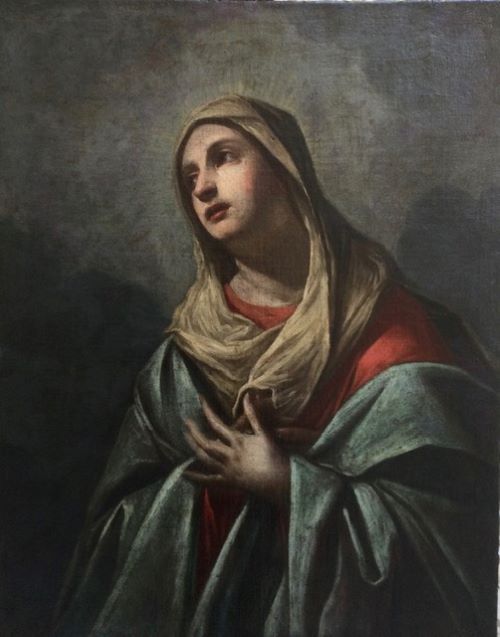 tav . 1 - Andrea Vaccaro - Donna in preghiera -  92 - 72 - Lecce, collezione Terragno.jpg