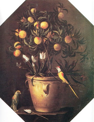 10_Luca_Forte_Albero_di_pesche_con_tulipani_e_pappagalli_coolezione_privata.JPG