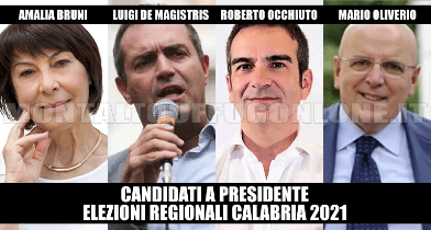 candidati presidente regione calabria 2021 montalto uffugo