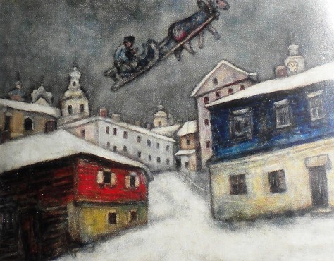 chagall  -  fig. 5 - Villaggio russo.JPG