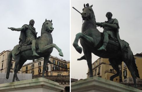 zzz - fig. 5 - Statue equestri  di Carlo III e Ferdinando I.jpg